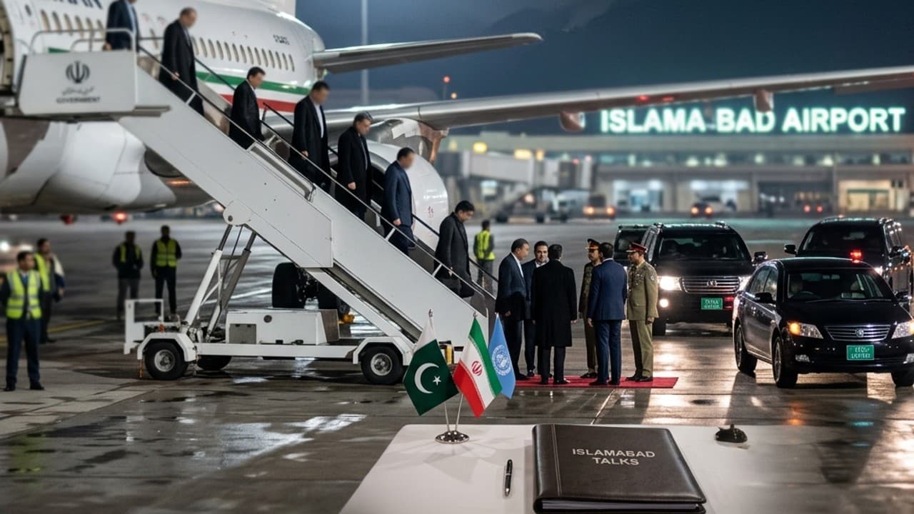 Iran FM Araghchi Arrives in Islamabad for US-Iran Peace Talks