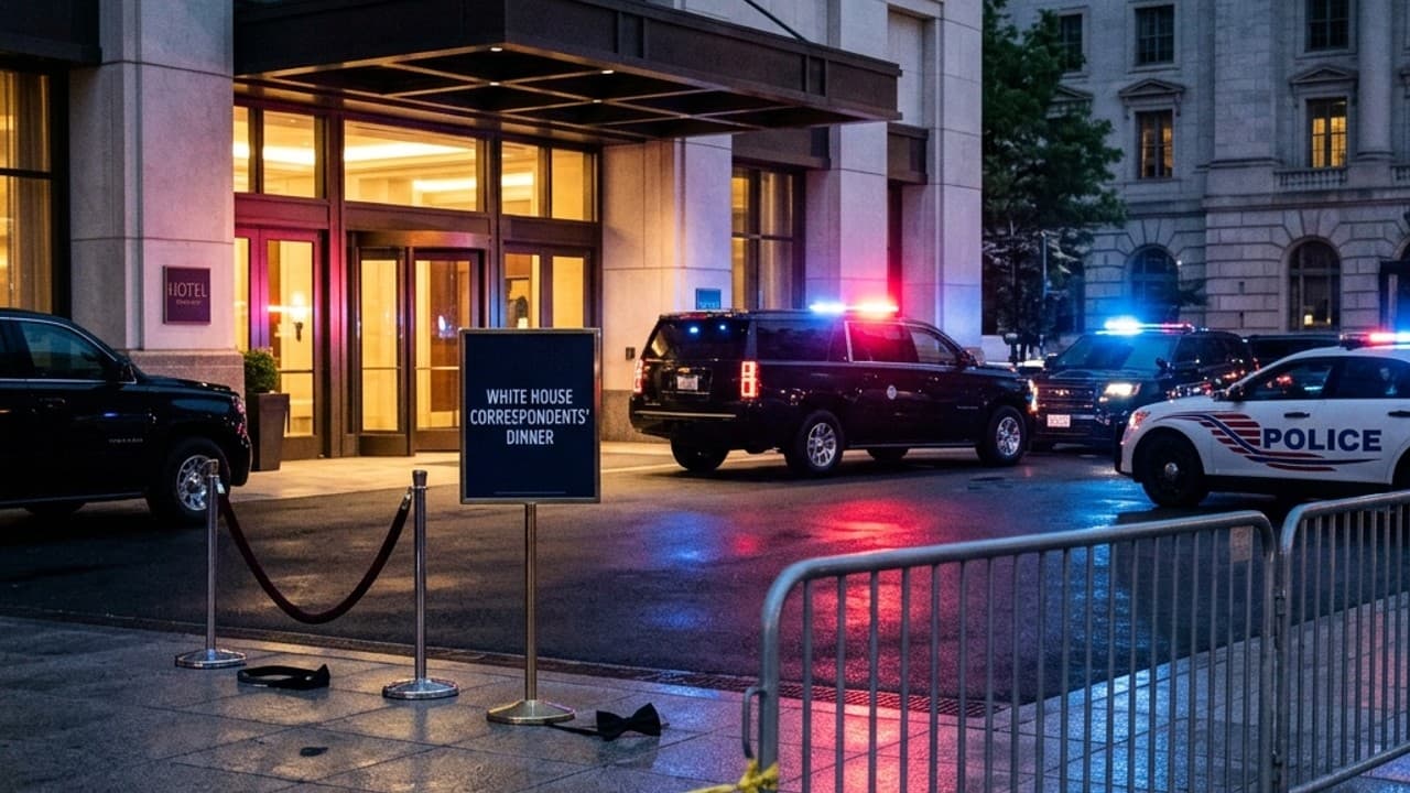 Trump Safe After Security Scare at White House Correspondents Dinner
