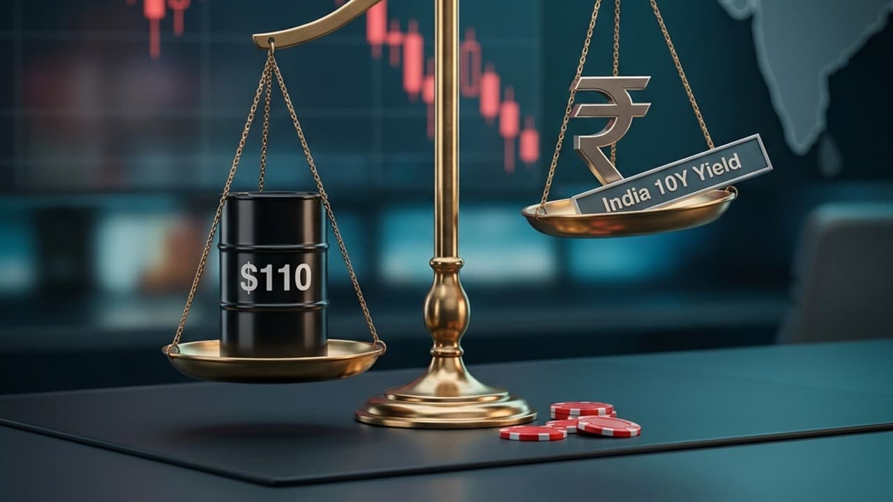 Oil Tops $110 as India Faces Bond Yield Surge and Rupee Pressure