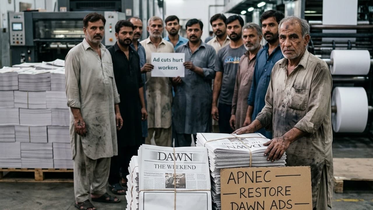 Newspaper Employees Confederation Demands Restoration of Dawn Advertisements