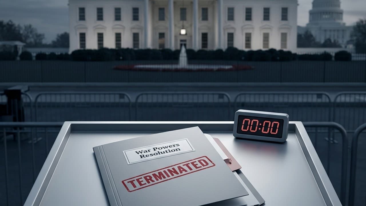 White House Declares Iran War Terminated as Congressional Deadline Passes