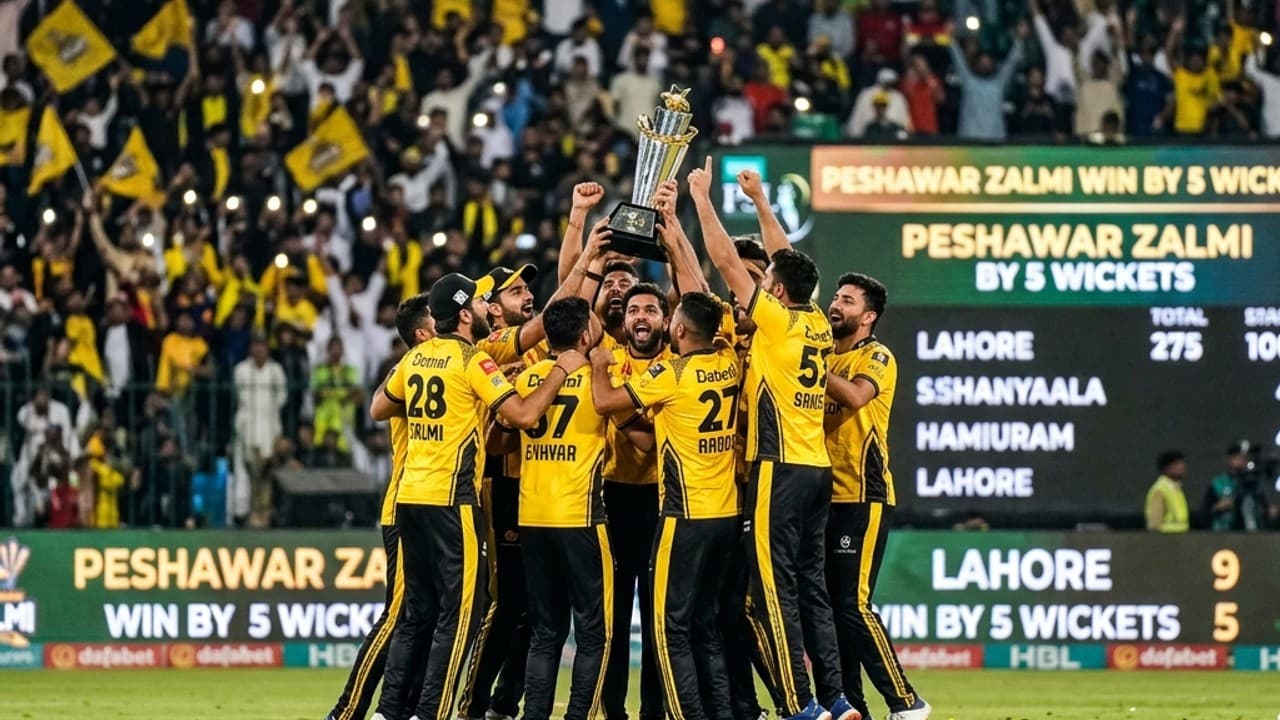 Peshawar Zalmi Win PSL 11 Title, Defeat Hyderabad Kingsmen by Five Wickets