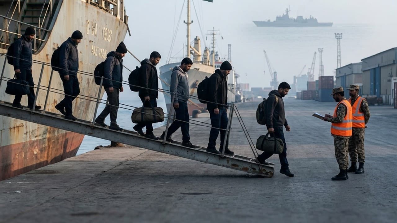 US Transfers Seized Iranian Ship and 22 Crew to Pakistan