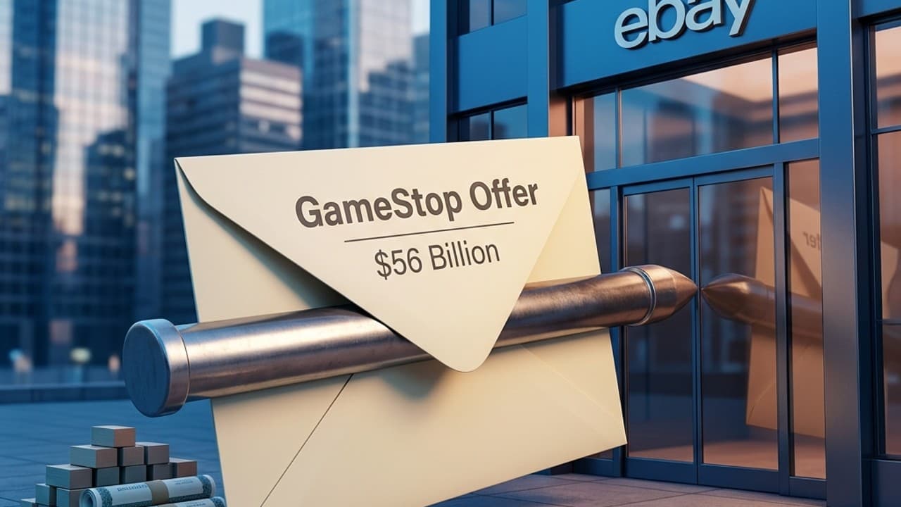 GameStop Launches Hostile $56 Billion Bid for eBay
