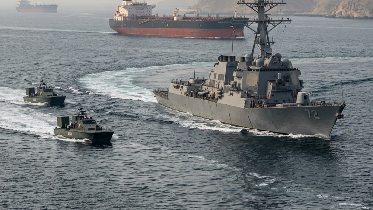 Iran Claims US Warship Repelled from Strait of Hormuz; Washington Denies Strike