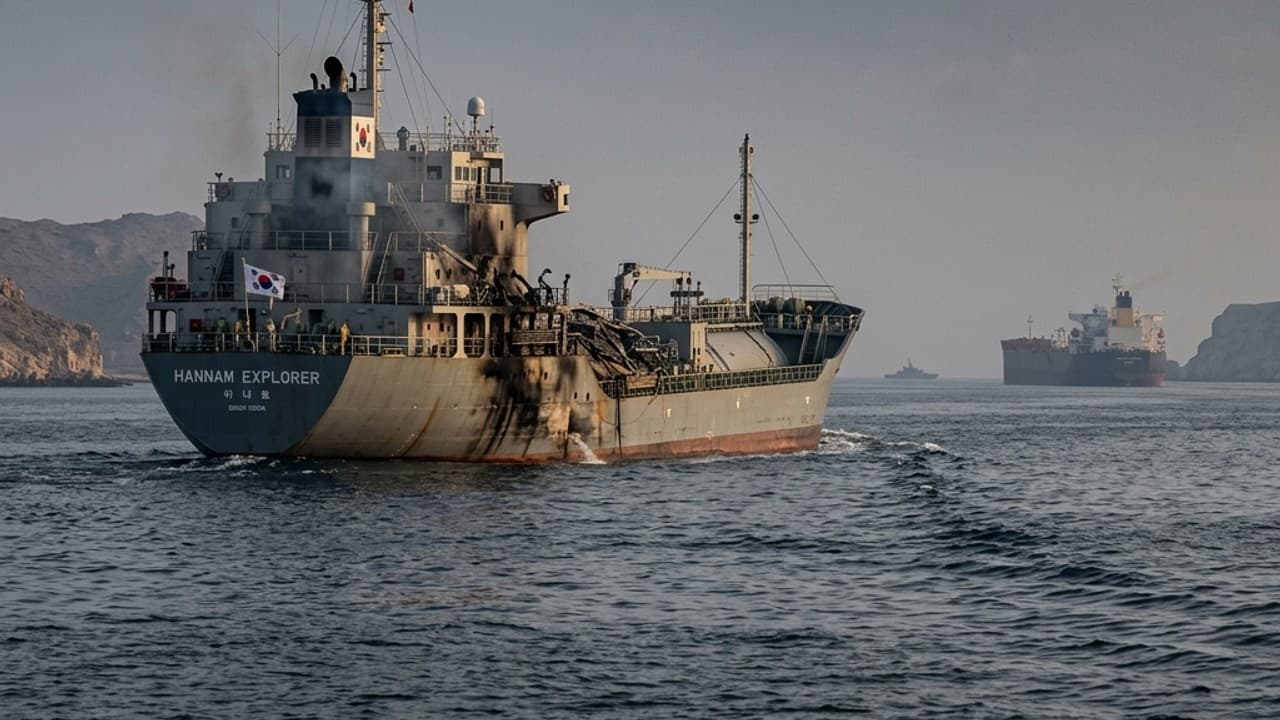 Trump Downplays Iran Hormuz Strikes, Cites South Korean Ship Damage