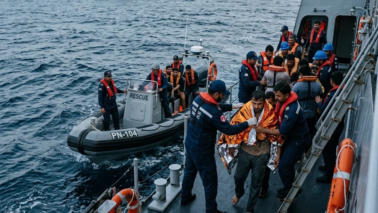 Pakistan Navy Rescues Indian, Indonesian Sailors in Arabian Sea