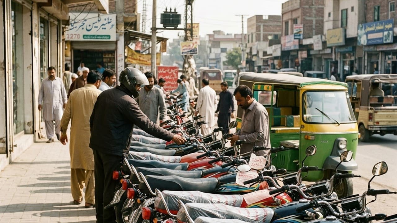 Pakistan Motorbike and Three-Wheeler Sales Jump 31 Percent in Nine Months