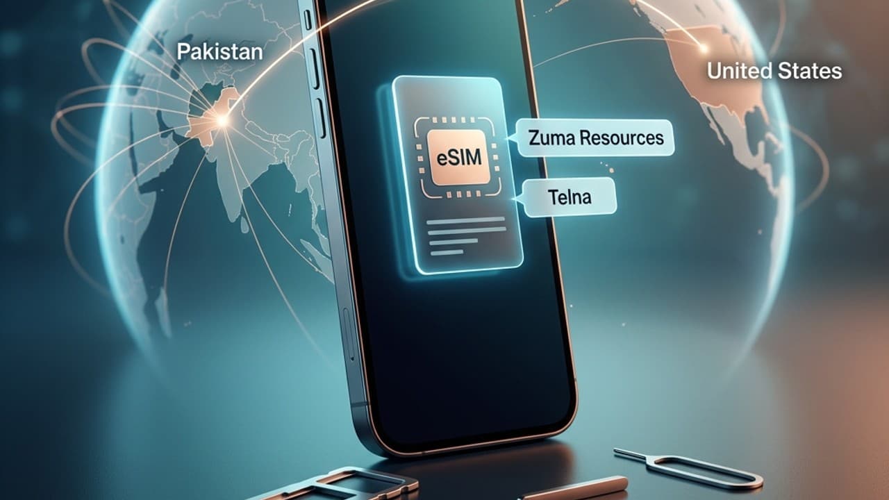 Zuma Resources Signs eSIM Telecom Deal With US Firm Telna