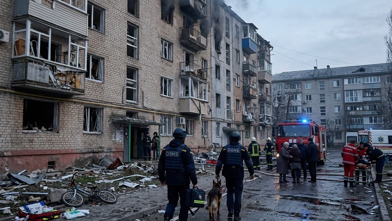 Russian Missile Strike Kills Six Civilians in Ukraine