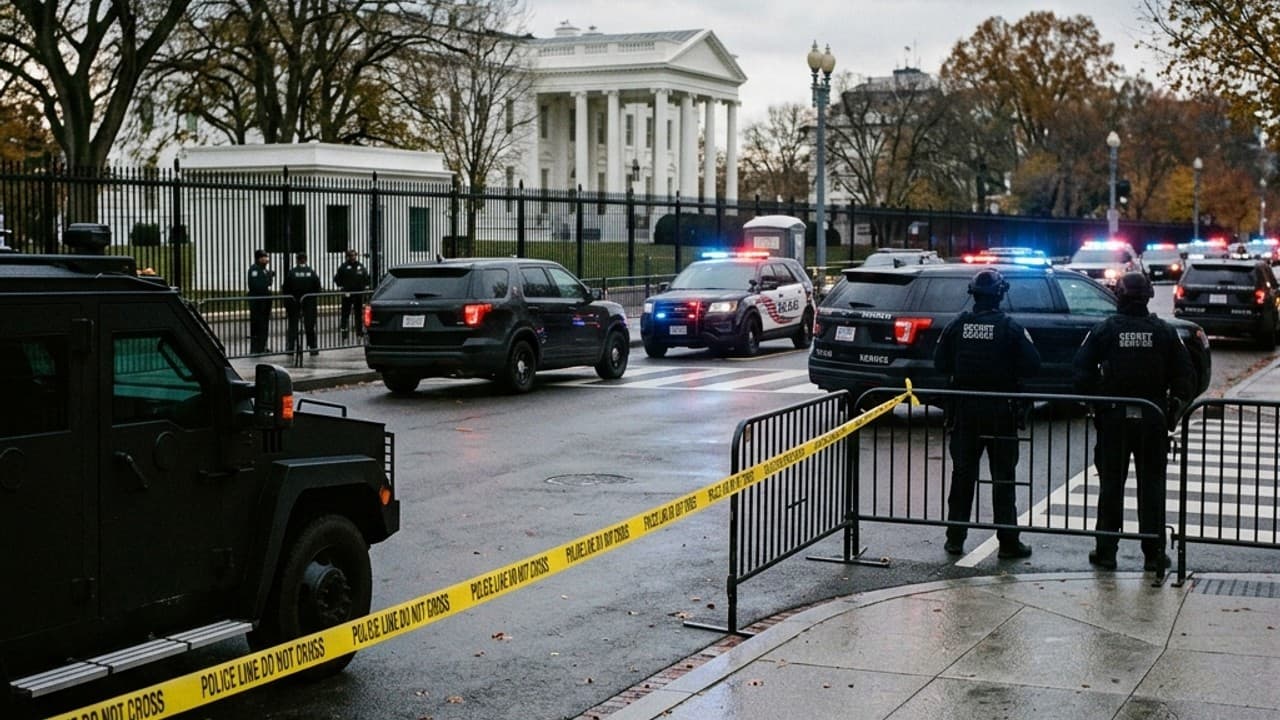Secret Service Exchanges Gunfire With Armed Suspect Near White House